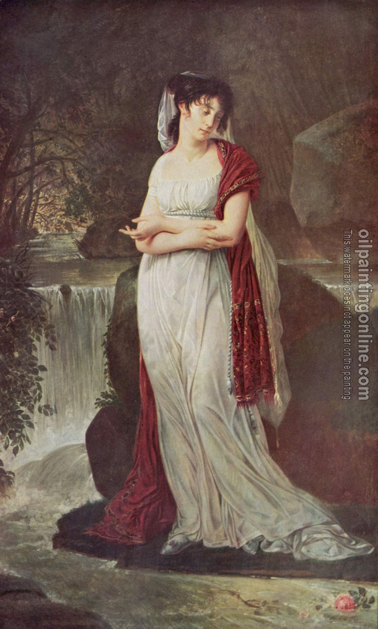 Antoine-Jean Gros - Portrait of Christine Boyer